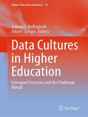 cover image of Data Cultures in Higher Education